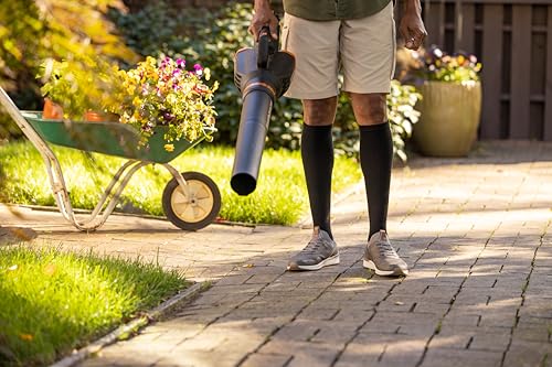 Dr. Scholl's Men's Athletic & Work Compression Over the Calf Socks - 1 & 3 Pair Packs - Fatigue Relief - color: Black (3 Pairs), size: 7-12