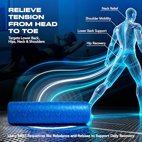 Melt 18-Inch Travel Soft Foam Roller, Myofascial Release