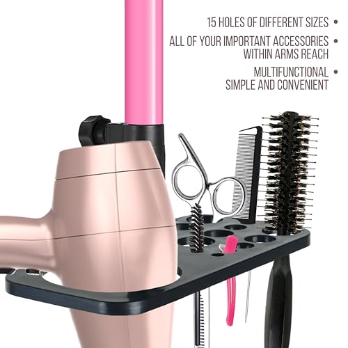 ZQIAN BEAUTY Wig Head Stand 50 Inch Metal Mannequin Head Stand for Hairdressing Training Head Adjustable Wig Stand Tripod with Tool Tray (Pink, Mannequin Head Not Included) - color: Pink, size: 50 Inch
