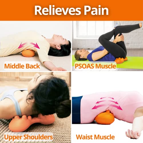 ZeenKind Psoas Release Tool Sciatica Pain Relief Devices with 14 Massager Knobs, Hip Massager for Hip Flexor, Myofascial Release, Piriformis, Upper & Lower Back Pain Relief