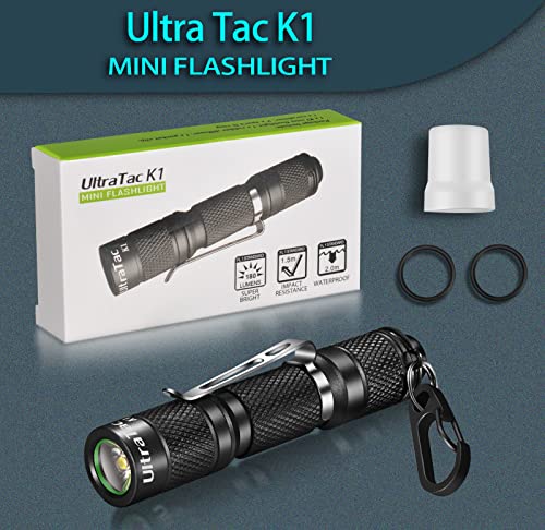 UltraTac K1 180LM Pink AAA Mini LED Keychain Flashlight - color: PINK X 1