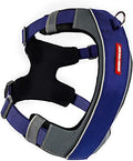 EzyDog X-Link Dog Harness, No Pull Design with Front D-Ring - Medium, Blue - color: Blue, size: Medium