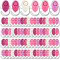 Kanayu 76 Pcs Personal Alarm Bulk 130DB Safe Sound Emergency Safety Self Defense Security Alert Keychain with Led Light Personal Protection Alarm for Women Girls Kids Elderly (Pink Color) - color: Pink Colors