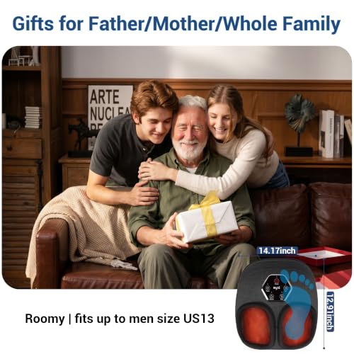 Mynt FSA Eligible Foot Massager with Heat, HSA Approved, Gifts for Mom Dad - color: Dark Gray