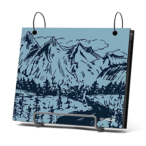 Gone For a Run BibFOLIO Race Bib Album - Mountain Sketch - 9.5x8 - color: Mountain Sketch