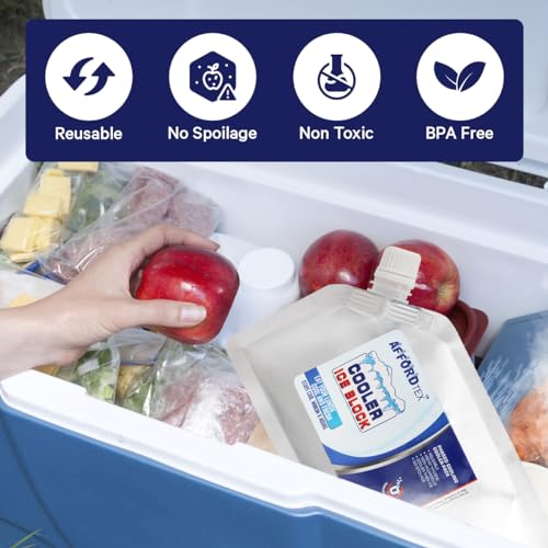 Ice Packs for Coolers 5 Reusable Ice Packs for Lunch Box Long Lasting for All Outside Activty