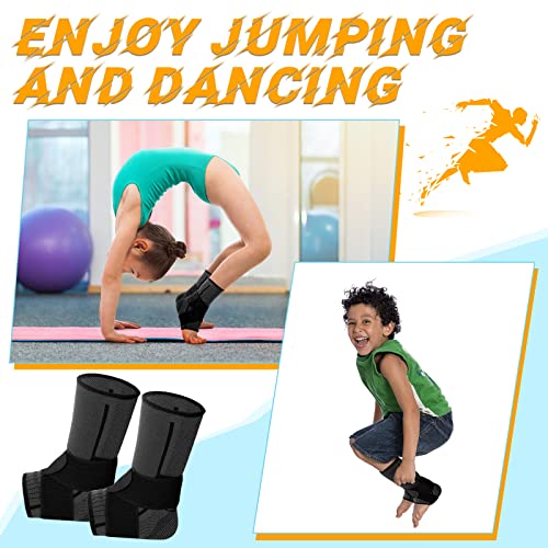 Tarpop 1 Pair Kids Ankle Brace Compression Support,Black,Small - color: Black, size: Small