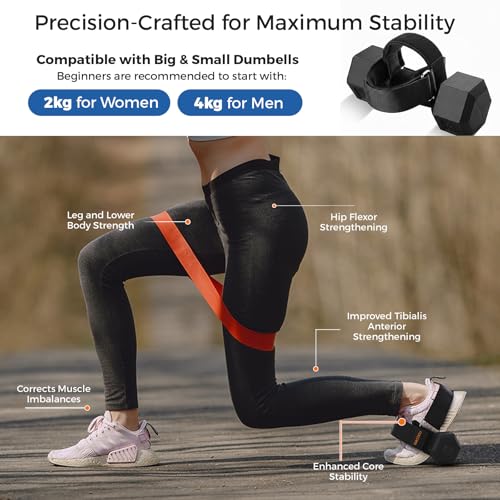 Dumbbell Foot Attachment, Tibialis Trainer for Home Gym Leg Workout - size: 1PCS