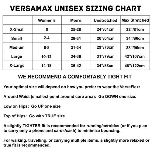 Sporteer VersaMax Running Belt, Anti-Theft Travel Money Band, Neutral, XL - color: Neutral, size: X-Large