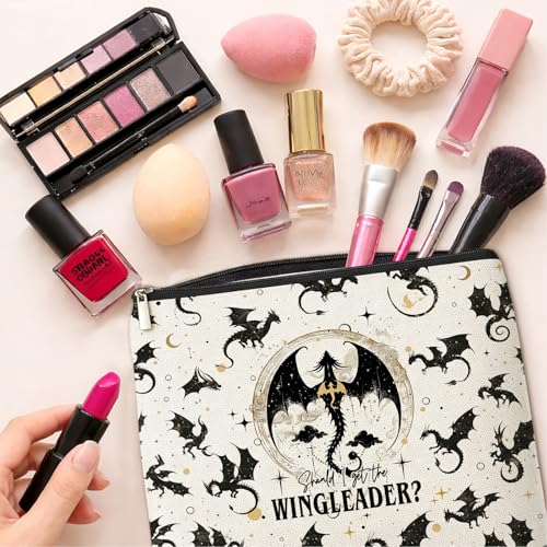 4Th Wing Makeup Bag Gifts for Women Book Lovers - color: 4Th Wing