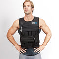 RUNmax 20LBS - 150LBS Adjustable Weighted Vest Wtih Shoulder Pads Option for Men and Women - size: 50 lbs WITHOUT SHOULDER PADS