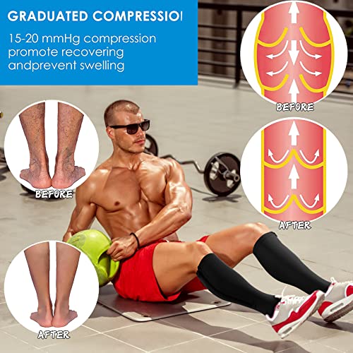 cerpite Zipper Compression Socks, 2 Pairs 15-20 mmHg Closed Toe Compression Stockings for Men Women - color: Black Copper, size: Small-Medium