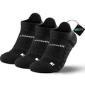 Rahhint Running Ankle socks Coolmax Moisture Wicking & Breathable Cushioned - color: Black, size: Small