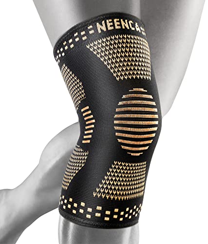 NEENCA Copper Knee Braces for Women Men Pain Relief-2 Pack Knee Sleeves Set - size: XXXXX-Large