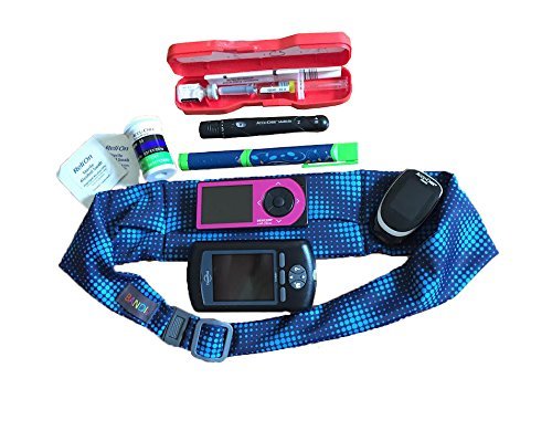 BANDI KIDS Pocket belt for Medical, Sports, Play Comfortable fit Adjustable waist pack, Made In USA - color: Black Solid