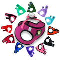 EcoBark Teacup Dog Harness, Soft Toy Breed Step in Vest Body Halter, XXXS - color: Fuchsia Pink Sport, size: XXXS- 2 to 3 lbs- Chest up to 10 in (Pack of 1)