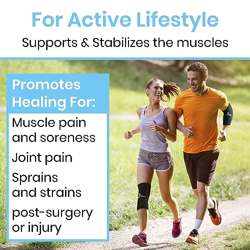 Arctic Flex Ice Sleeve for Knee, Elbow, Arm - Hot & Cold Freeze Pack Wrap - size: Medium