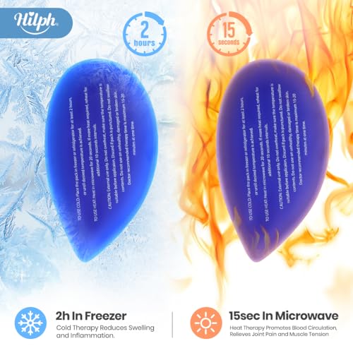 Hilph Wisdom Teeth Ice Pack Head Wrap, Face Ice Pack for Jaw Oral Surgery - color: Blue