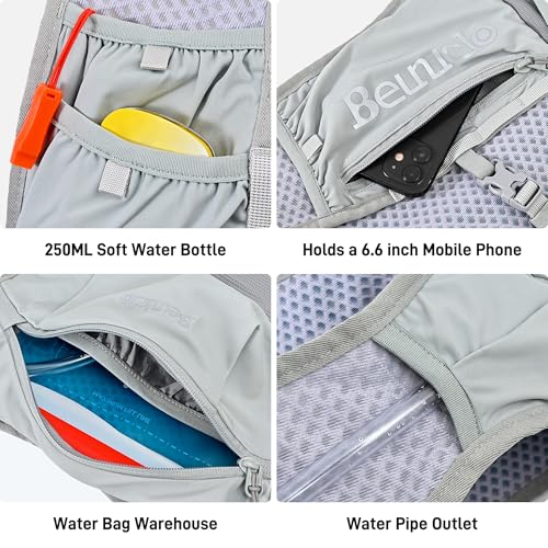 Hydration Running Backpack: Ultra Trail Running Vest for Marathon and Trekking Lightweight Hydration Backpack Daypack for Cycling ( Without Bladder)