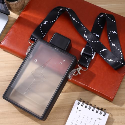 Rectangular Sports Water Bottle Flat Water Bottle for Purse Portable with Adjustable Strap Slim Travel Kettle for Gym Running Outdoor Use