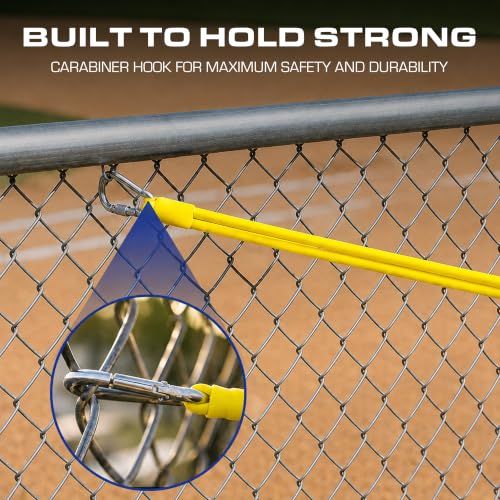 Bucwild Sports Baseball Resistance Bands - Pitching Bands for Youth & Adult - color: Yellow Bands (Adult)