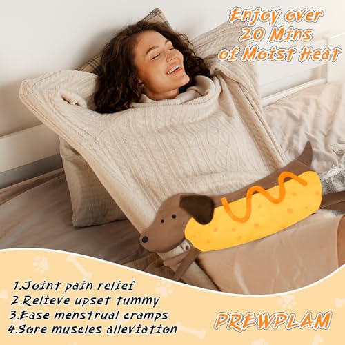 Microwave Heating Pad - 23 Inch Cute Brown Dachshund Heating Pad - style: Brown Dachshund