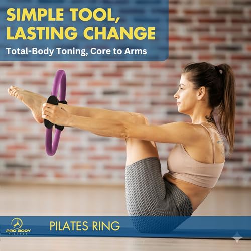 ProBody Pilates Circle - 14 Inch Magic Circle Pilates Ring - color: Purple