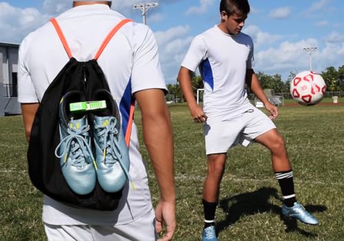 Footwear Clip, Shoe Bag, Hang Extra Shoes Cleats Boots or Gear on Your Bag. - color: 5-Pack Blue