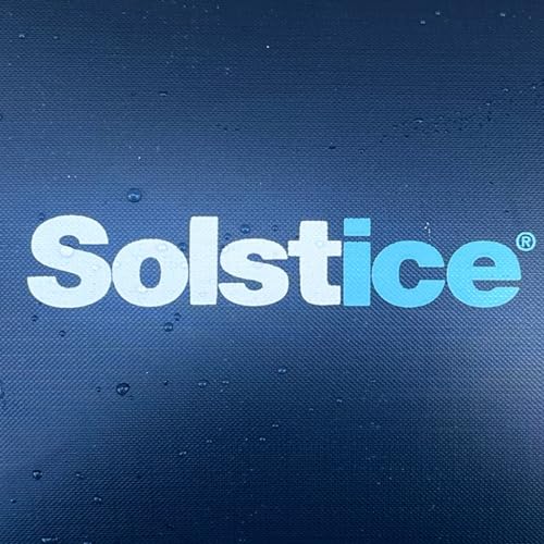 Solstice Leakproof Large Capacity Reusable Ice Bags (3-Pack) for Cooler Cold Plunge Tubs Lunch Box | 4.5L / 8.6 Lbs. of Frozen Ice Per Bag | Add Water & Freeze | Heavy Duty 14G Material W/Water Valve