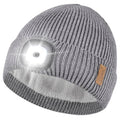 Etsfmoa Beanie with The Light,Fleece Lined Beanie Warm Hat,Gifts for Men - color: Grey