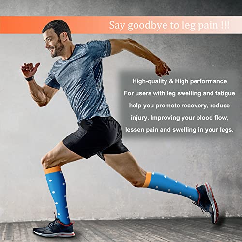 FEYHAY Copper Compression Socks (8 Pairs) 15-20 mmHg Circulation is Best Athletic & Daily for Men & Women, Running, Climbing - color: 05 navy/Gray/Black, size: Small-Medium