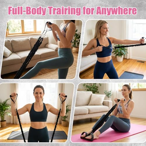 Arrowbash 15 Pcs Pedal Resistance Band Set, Pedal Puller Resistance Band