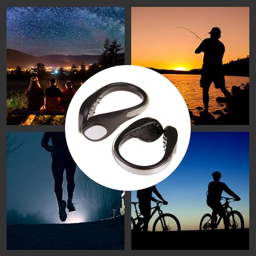 Lights for Shoes Elastic Safety Gear Flashlight Clip