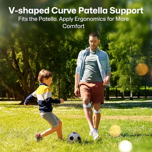 Healrecux Patellar Tendon Support Strap, Silicone Patella Knee Strap, Non-Slip Patella Stabilizer Knee Band for Jumpers Knee, Tendonitis, Basketball, Volleyball, Squats - White 2 Pack - color: White