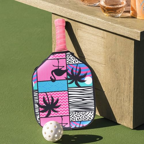 Pickleball Paddle Cover, Neoprene Sleeve 11.8 x 9.05 in - color: Hawaii 1 Pc