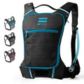 FITLY Sub90 Running Hydration Vest - No-Bounce Water Pack - color: Emerald Blue, size: M-L-XL