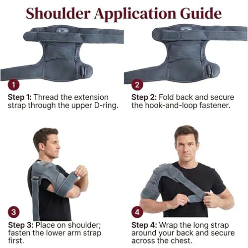 Red Light Therapy Wrap with Heat and Vibration, 660nm Red Plus 850nm and 940nm Near Infrared, Cordless 5000mAh Controller, 30‑Min Auto‑Off, for Knee Elbow Shoulder (Space Gray-1-PACK) - size: Space Gray-1-PACK