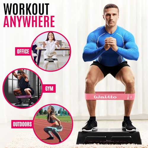 Fabric Resistance Bands for Working Out - Booty Bands for Legs -Glutes Training for Women and Men - Exercise Bands for Squats, Yoga, Physical Therapy -Home Gym Fitness - color: Colors Set