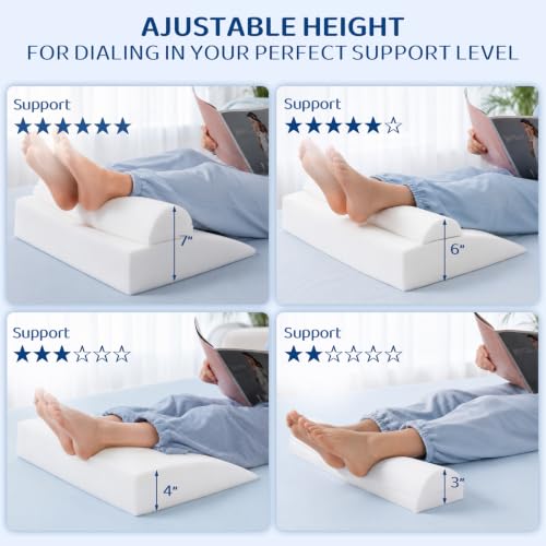 Recliner Foot Rest Cushion with Removable Semi-Cylinder