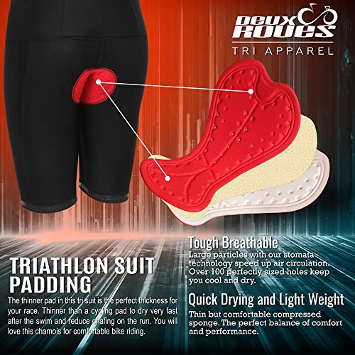 Youth Junior Kids Triathlon Suit Tri Cycling Skin Suit Sleeveless - Bonus Race Bib Belt - color: Black, size: Youth 10