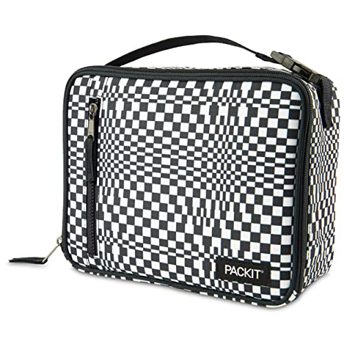 PackIt Freezable Classic Lunch Box, Checked Out - color: Checked Out