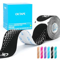 OK TAPE Synthetic Precut Kinesiology Tape for Protection, 2inx16.4ft 20PCS - color: Black, size: 1 Rolls