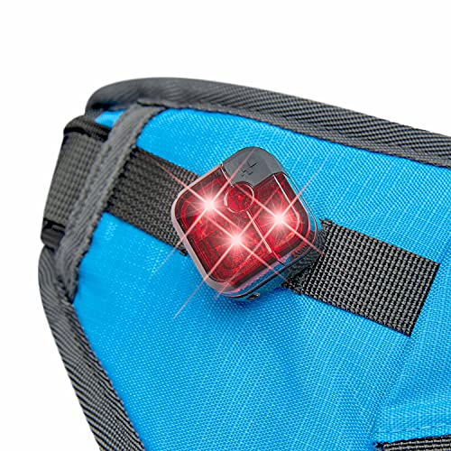 Blueberry Style Blue Bumbag Waist Bag Fanny Pack for Walking Running - Built-in Poop Bag Holder, Dog Treat Pouch, Adjustable Waistband, and Bottle Holder - color: 1 Pack Waist Bag - Blue