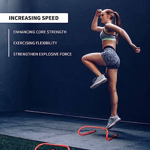 12 Hurdles Training Speed Agility Training Durable with 10 Marker Cone