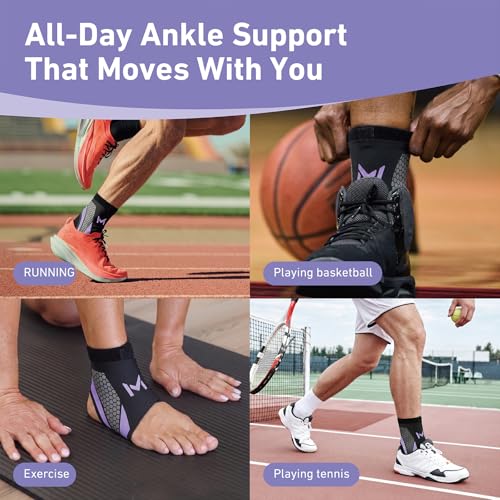 Ankle Brace for Men & Women, Purple, 1 Pc