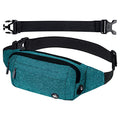 WATERFLY Small Fanny Pack Crossbody Lightweight Waist Bag for Woman Man - color: Green