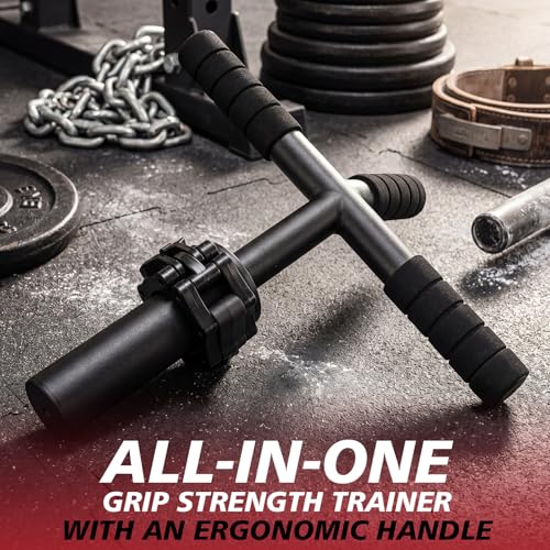 Forearm Trainer Forearm Strengthener, Wrist Roller with Locking Clamp