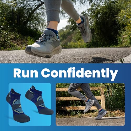 Balega Unisex Adult Hidden Dry Moisture Wicking Performance No Show Athletic Running Socks (1 Pair) - color: Black, size: Small