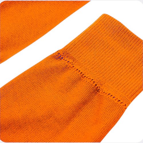 COUVER Unisex Long Leg Compression Sleeves - color: Orange - Overknee, size: Medium