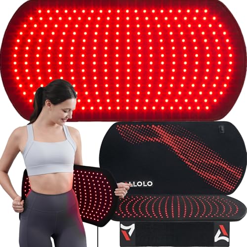 ALLOLO Red Light Therapy for Body, 3 in 1 LEDs Red Light Therapy Belt - size: 27.6"*13.9"
